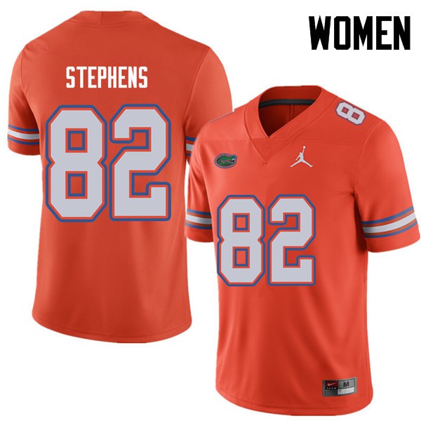 Jordan Brand Women #82 Moral Stephens Florida Gators College Football Jersey Orange